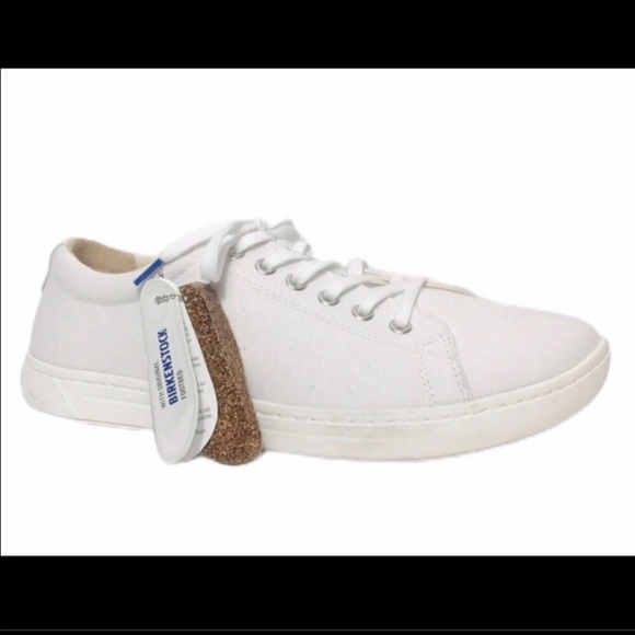 birkenstock white sneakers